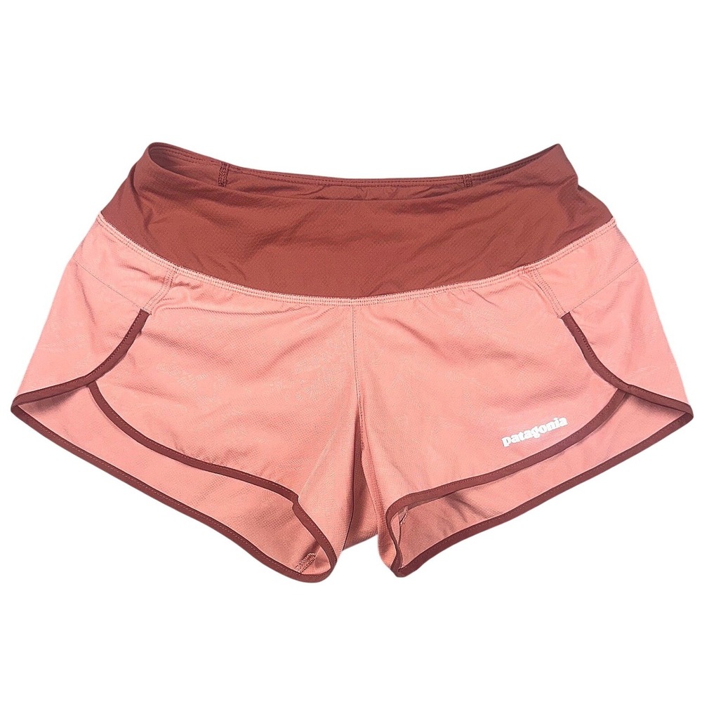 Patagonia Strider 3" Shorts Womens XS Sunfade Pink Trail Running Lined Hike Gorp